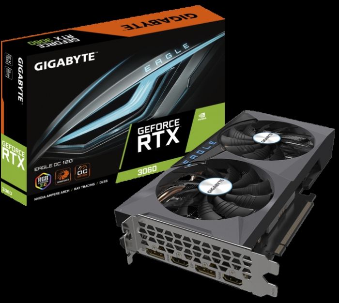 Відеокарта GIGABYTE GeForce RTX3060 12GB GDDR6 EAGLE LHR