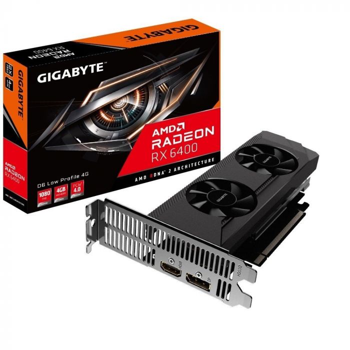 Відеокарта GIGABYTE Radeon RX 6400 4GB GDDR6 Low Profile