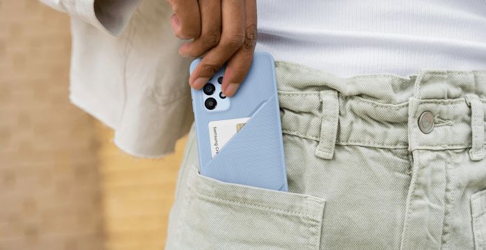 Чохол Samsung Card Slot Cover для смартфону Galaxy A13 (A135) Artic Blue