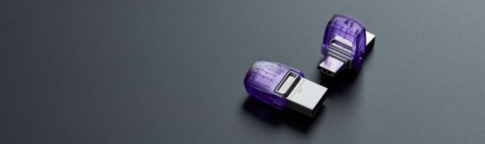 Накопичувач Kingston  128GB USB 3.2 Gen1 + Type-C DT microDuo 3C R200MB/s