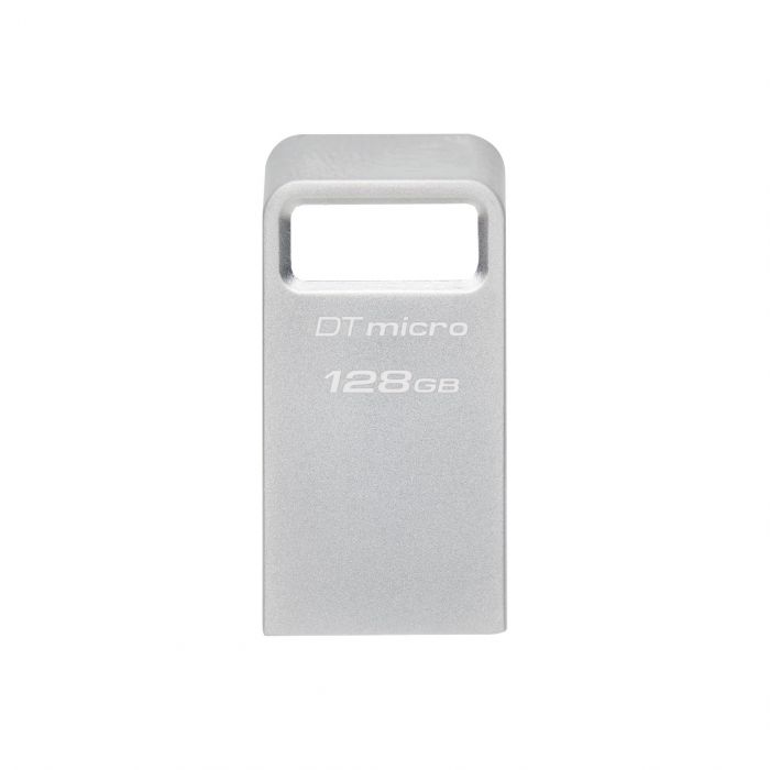 Накопичувач Kingston  128GB USB 3.2 Gen1 DT Micro R200MB/s Metal