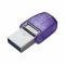 Накопичувач Kingston  256GB USB 3.2 Gen1 + Type-C DT microDuo 3C R200MB/s