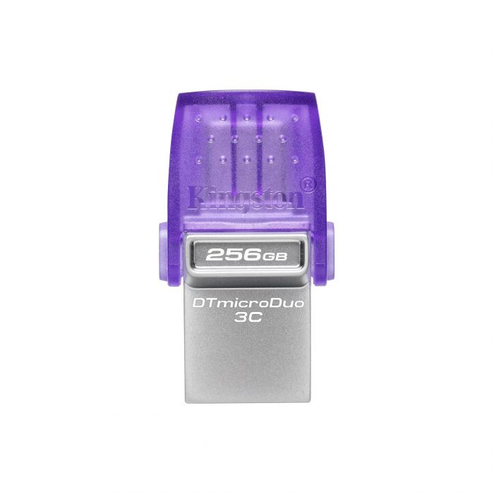 Накопичувач Kingston  256GB USB 3.2 Gen1 + Type-C DT microDuo 3C R200MB/s