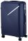 Валіза пластикова, 2E, SIGMA, велика, 4 колеса, темно-синя