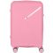 Валіза пластикова, 2E, SIGMA, середня, 4 колеса, рожева