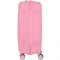 Валіза пластикова, 2E, SIGMA, середня, 4 колеса, рожева