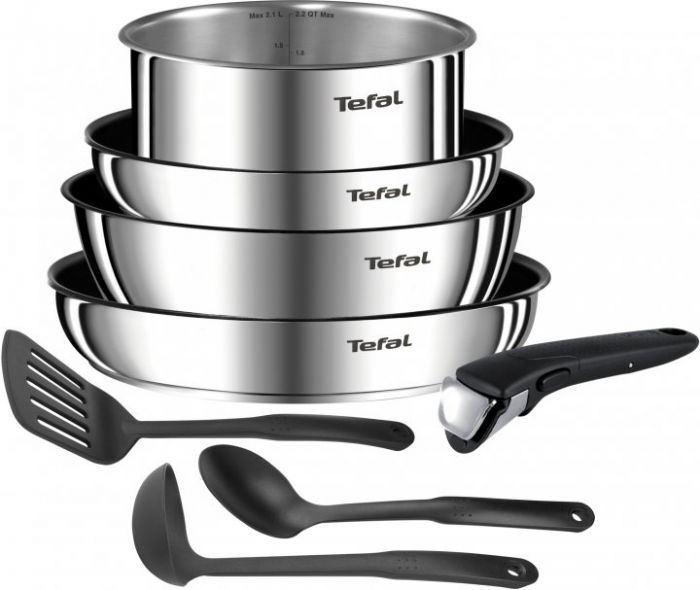 Набір посуду Tefal Ingenio Emotion, 8 предметів, нерж.сталь