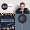 Сковорода ВОК Tefal Jamie Oliver 28 см, алюміній