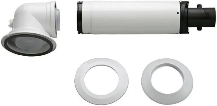 Комплект коаксіальний Bosch FC-Set80-C13x горизонтальний для конденсаційних котлів, довжина 335-530 мм, діаметр 80/125 мм