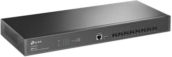 Комутатор TP-LINK TL-SX3008F 8xSFP+ (10GE) 1xRJ45 console+microUSB L2 JetStream 19" 1U