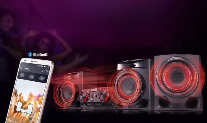 LG Мікросистема XBOOM CJ45 2.1, 720W, FM, CD, USB, Karaoke, Wireless