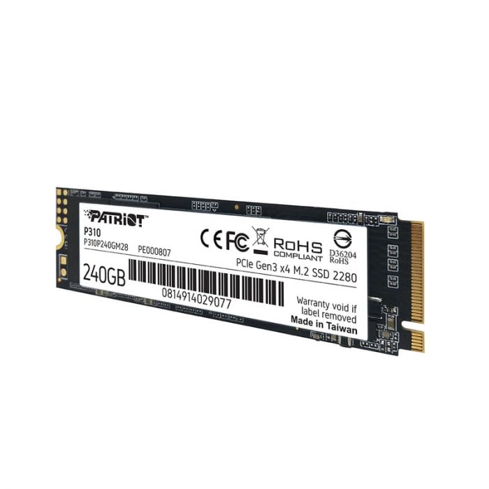 Накопичувач SSD Patriot M.2  240GB PCIe 3.0 P310