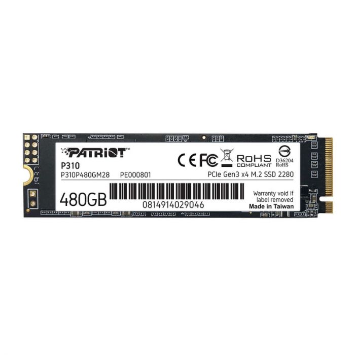 Накопичувач SSD Patriot M.2  480GB PCIe 3.0 P310