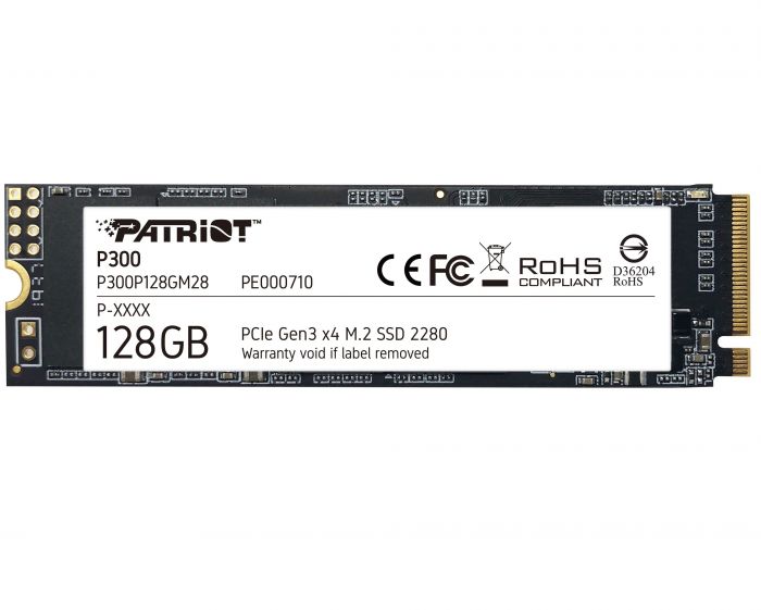 Накопичувач SSD Patriot M.2  128GB PCIe 3.0 P300
