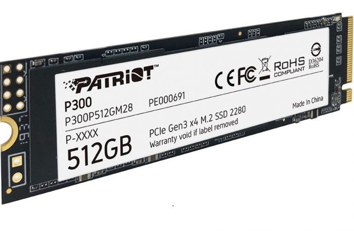 Накопичувач SSD Patriot M.2  512GB PCIe 3.0 P300