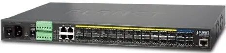 Комутатор Planet 24xSFP, 4xSFP+ 10G, 4xRJ45, Metro L3 Switch, AC+DC, -10/+60°C, Managed