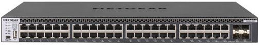 Комутатор NETGEAR M4300-48X (XSM4348CS) 44xSFP+, 4x10GE combo, керований L3 з можливістю стекування