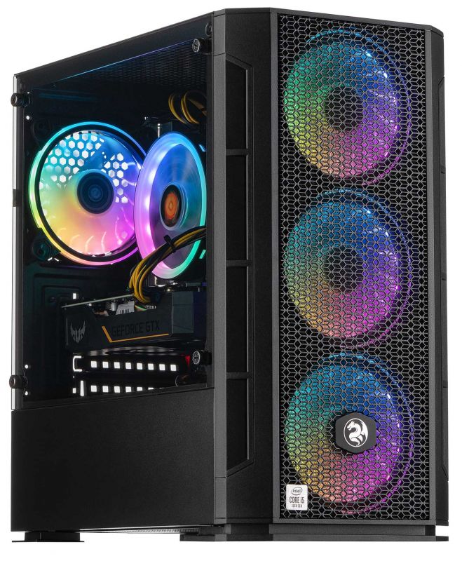 Комп’ютер персональний 2E Complex Gaming Intel i5-10400F/B560/16/500F+2000/NVD3060TI-8/Win11H/GB700/700W