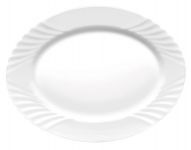 Блюдо овальне Bormioli Rocco EBRO, 36х26 см, опал. скло