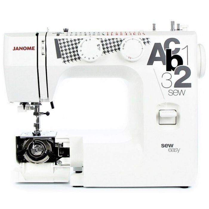 Швейна машина Janome Sew Easy, електромех., 19 швейних операцій, 60Вт, петля автомат