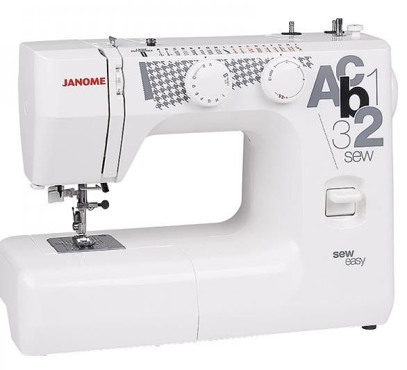 Швейна машина Janome Sew Easy, електромех., 19 швейних операцій, 60Вт, петля автомат