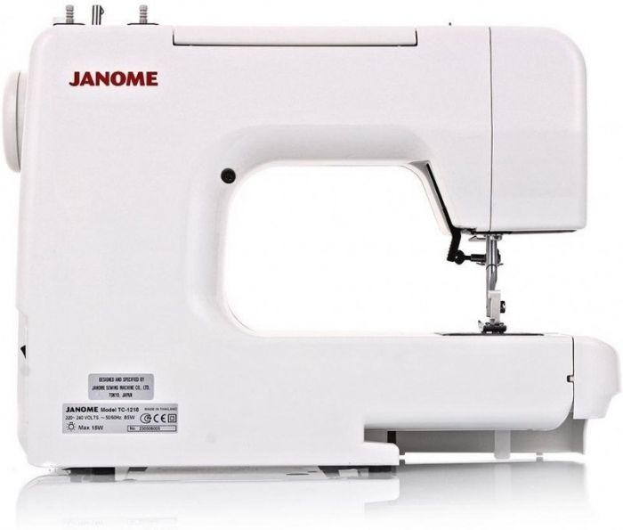 Швейна машина Janome TC-1218, електромех., 21 швейних операцій, 60Вт, петля полуавтомат