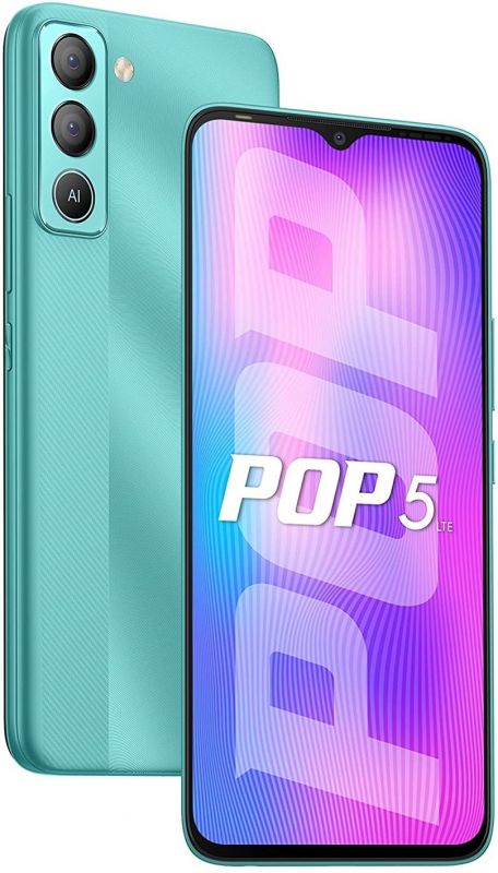 Смартфон TECNO POP 5 LTE (BD4a) 2/32Gb 2SIM Turquoise Cyan