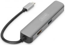 Док-станція DIGITUS Travel USB-C, 5 Port