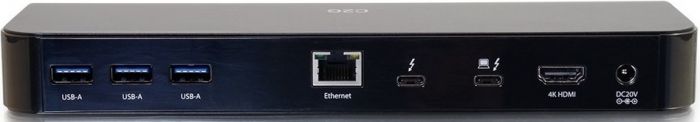 Док станція C2G USB-C Thunderbolt 3 HDMI, Ethernet, USB, SD, mini jack, Power Delivery до 60W