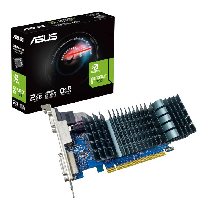 Вiдеокарта ASUS GeForce GT730 2GB DDR3 EVO low-profile for silent HTPC builds