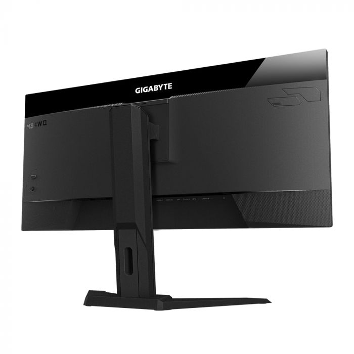 Монітор LCD GIGABYTE 34" M34WQ, 2xHDMI, DP, USB-C, 2xUSB, MM, IPS, 3440x1440, 21:9, 144Hz, 1mc, 91%DCI-P3, AdaptiveSync, HDR400