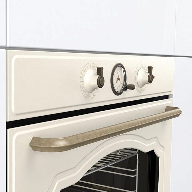 Духовка Gorenje BOS67372CLI/ 77 л/ A+/аналоговий дисплей/таймер/ гриль/ приготування без жиру/ шампань