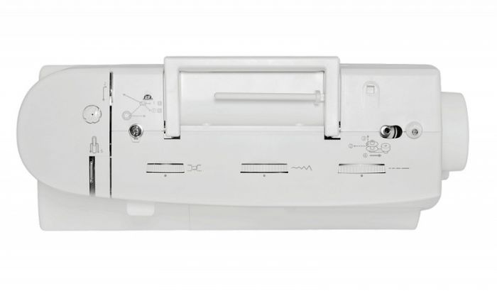 Швейна машина Leader NewArt 200, електромех., 23 швейні операції, петля полуавтомат, 70 Вт, біло-фіолетовий