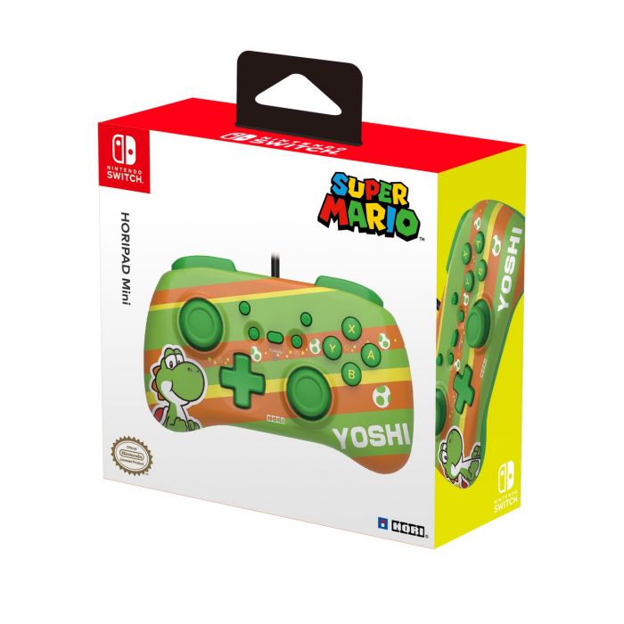 Геймпад провідний Horipad Mini (Yoshi) для Nintendo Switch, Green