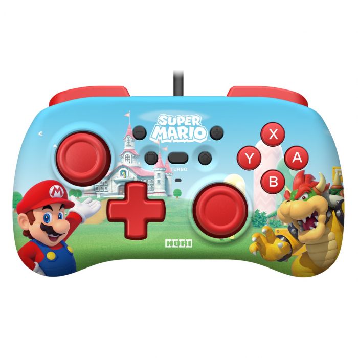 Геймпад провідний Horipad Mini (Super Mario) для Nintendo Switch, Blue/Red