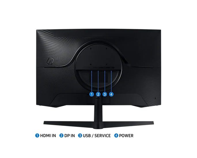 Монітор LCD 27" Samsung Odyssey G5 S27AG552EI HDMI, DP, VA, 2560x1440, 165Hz, 1ms