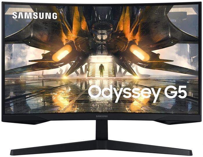 Монітор LCD 27" Samsung Odyssey G5 S27AG552EI HDMI, DP, VA, 2560x1440, 165Hz, 1ms