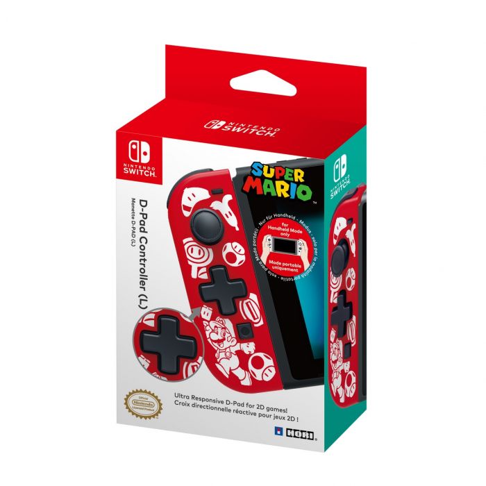 Контролер D-Pad Mario (левый) для Nintendo Switch, Red