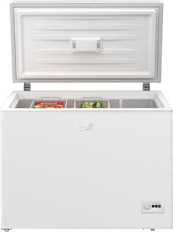 Морозильна скриня Beko, 86x110x67, 298л, 1дв., A+, ST, білий