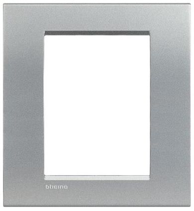 Bticino LivingLight Рамка прямокутна, 3+3 м, алюміній