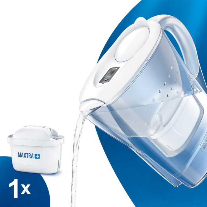 Фільтр-глечик Brita Marella Memo MX 2.4 л (1.4 л очищеної води), білий