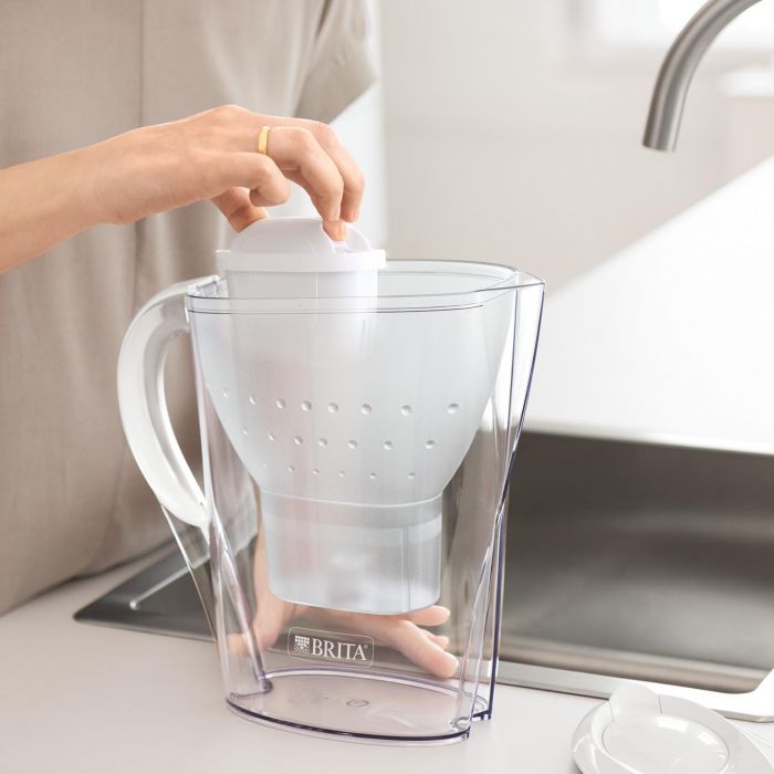 Фільтр-глечик Brita Marella XL Memo + 2 картриджа 3.5 л (2.2 л очищеної води), синій