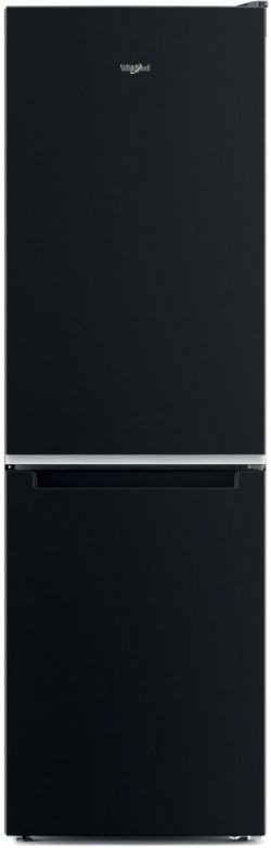 Холодильник Whirlpool з нижн. мороз., 191x60х68, холод.відд.-231л, мороз.відд.-104л, 2дв., А++, NF, інв., чорний