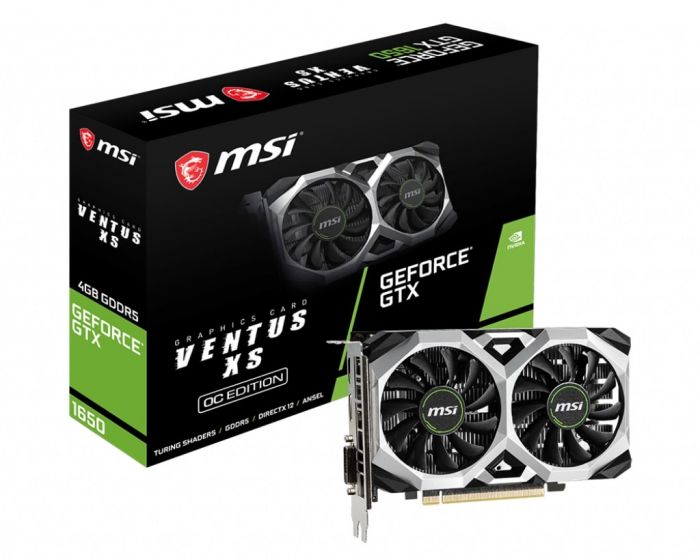 Відеокарта MSI GeForce GTX 1650 4GB GDDR5 VENTUS XS OC