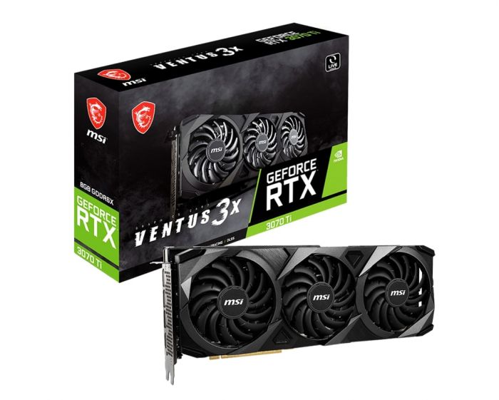 Відеокарта MSI GeForce RTX 3070 Ti 8GB GDDR6 VENTUS 3X OC