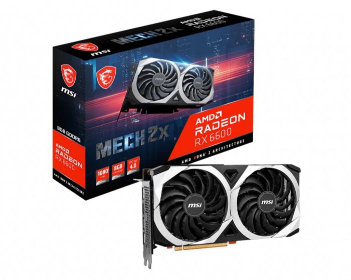 Відеокарта MSI Radeon RX 6600 8GB DDR6 MECH 2X