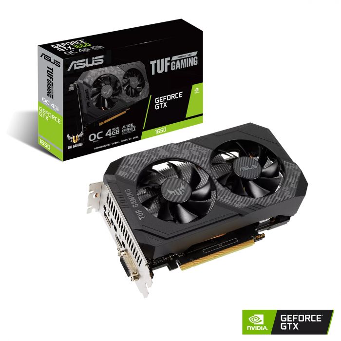 Відеокарта ASUS GeForce GTX 1650 4GB GDDR6 TUF OC GAMING TUF-GTX1650-O4GD6-P-GAMING