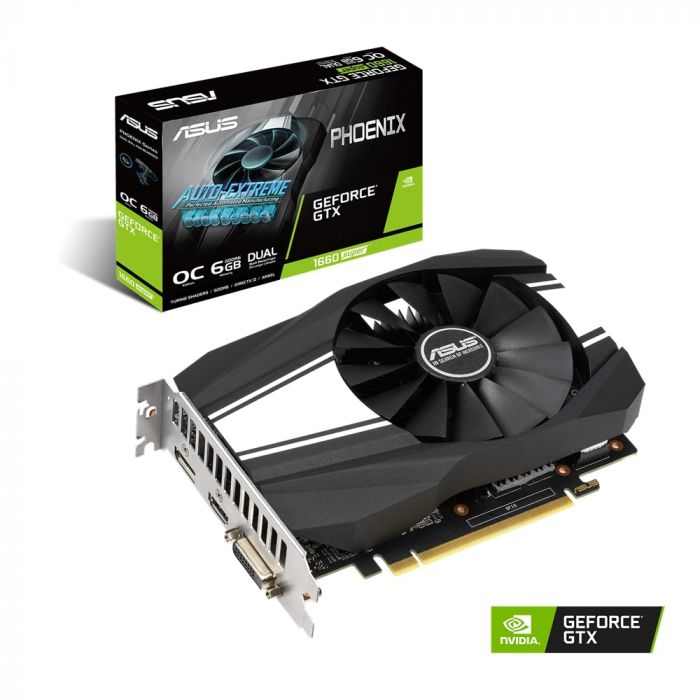 Відеокарта ASUS GeForce GTX 1660 SUPER 6GB GDDR6 PH OC PH-GTX1660S-O6G