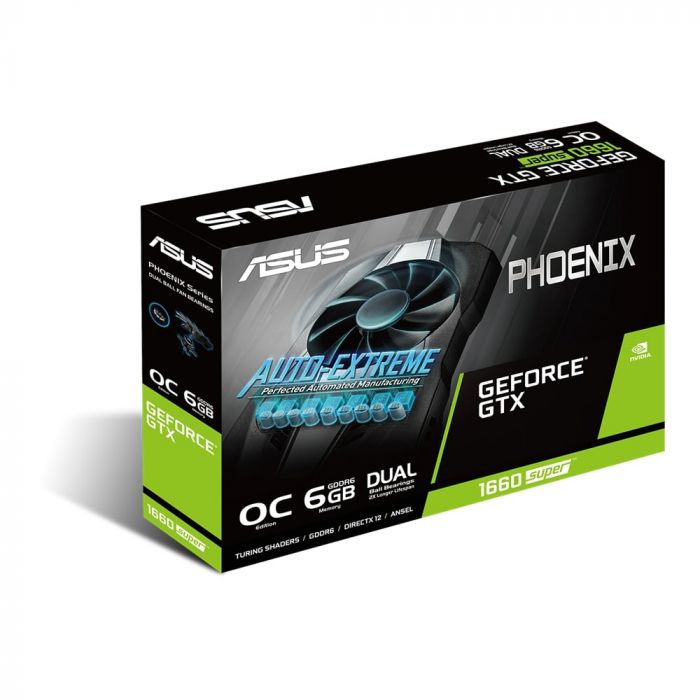 Відеокарта ASUS GeForce GTX 1660 SUPER 6GB GDDR6 PH OC PH-GTX1660S-O6G