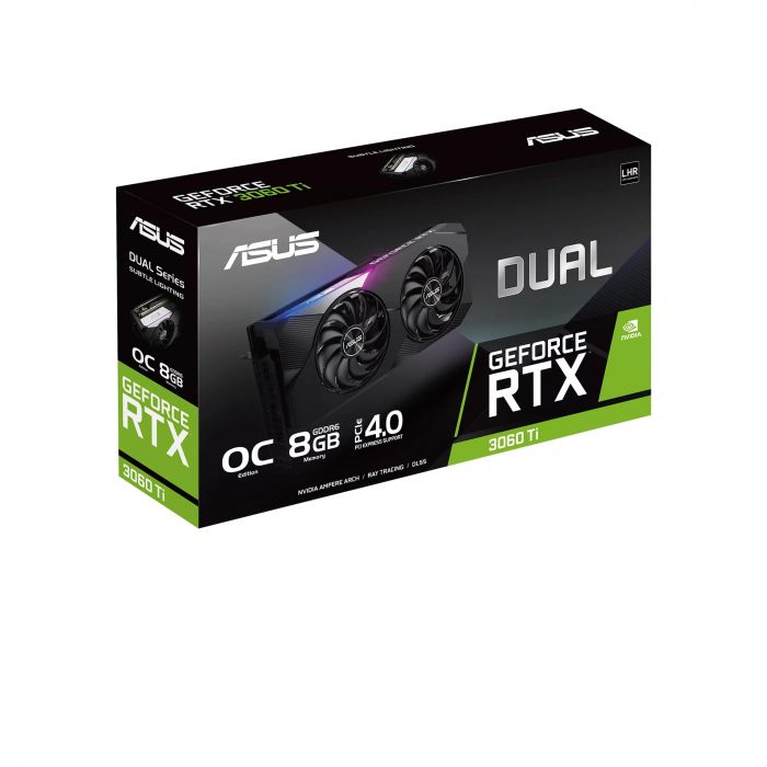 Відеокарта ASUS GeForce RTX 3060 Ti 8GB GDDR6 DUAL OC LHR DUAL-RTX3060TI-O8G-V2